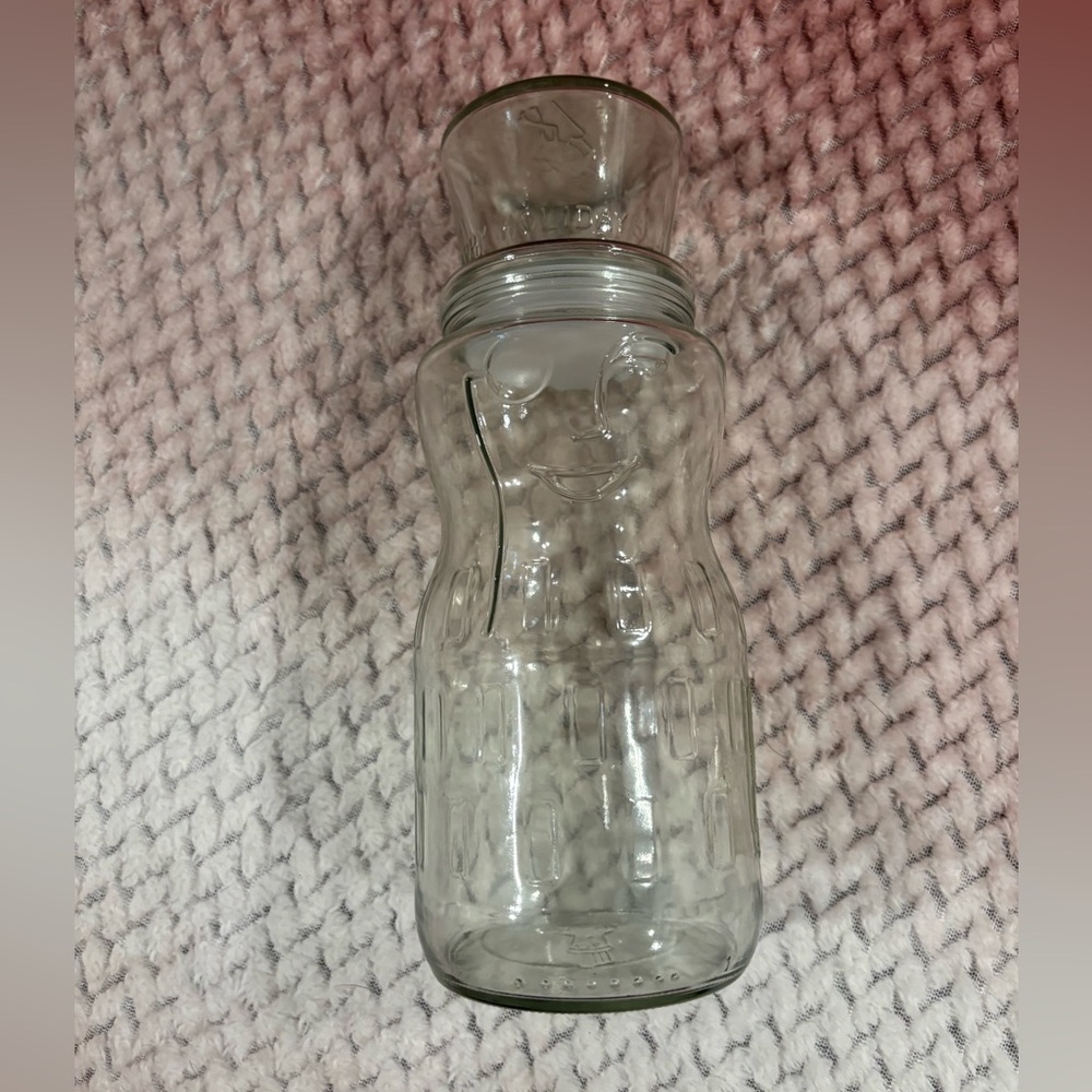 Vintage 75th anniversary Mr. Peanut glass jar​​​​​​​